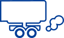 truck emission icon
